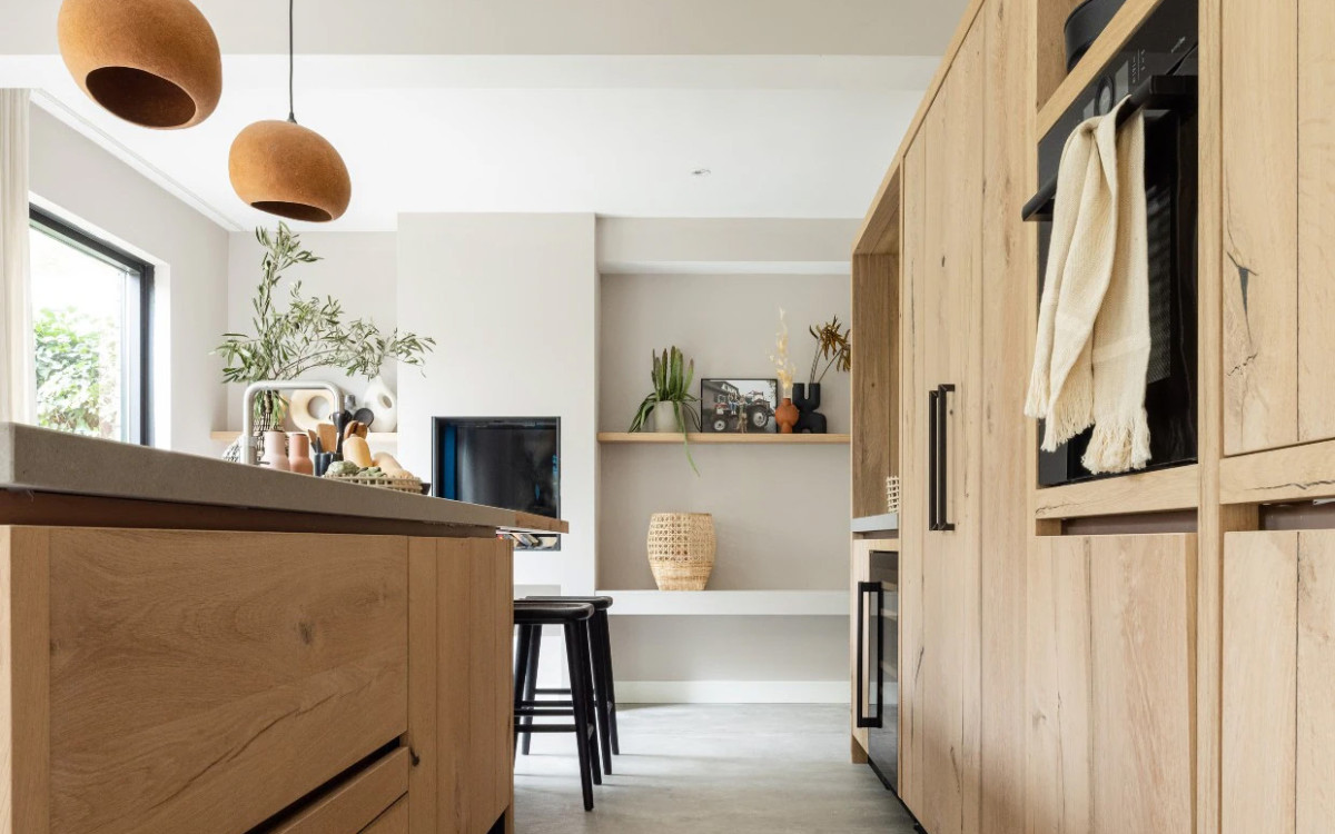 Vinyl vloer in de badkamer en keuken