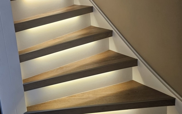 Traprenovatie met Verlichting
