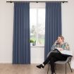 Overgordijn Nuancer Denim Blauw 04