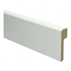 MDF sfeerplint Renovatieplint 85x22mm Voorgelakt Wit RAL9010