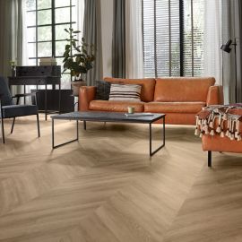 PVC vloer mFlor Parva Oak Chevron Apulia 42215