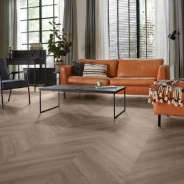 PVC vloer mFlor Parva Oak Chevron Calabria 42213