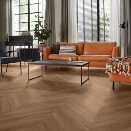 PVC vloer mFlor Parva Oak Chevron Liguria 42216