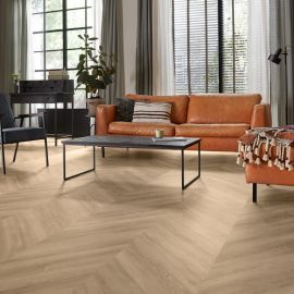 PVC vloer mFlor Parva Oak Chevron Piedmont 42214