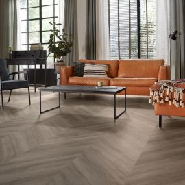 PVC vloer mFlor Parva Oak Chevron Lombardia 42217