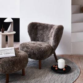 vtwonen Nature Cord Grijs Mele karpet 160 Rond