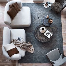 vtwonen Nature Cord Antraciet Mele karpet 160x230cm