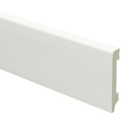 Watervaste kunststof Plint Modern 70x12mm