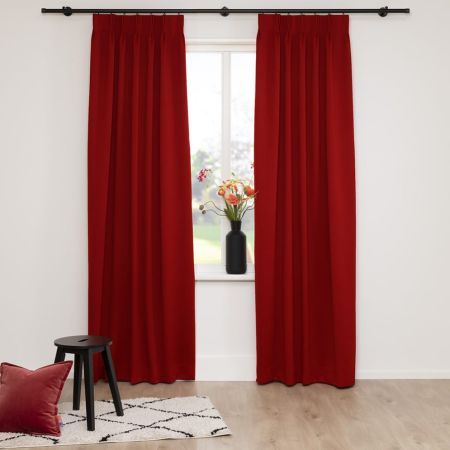 Overgordijn Solution Kersenrood 9