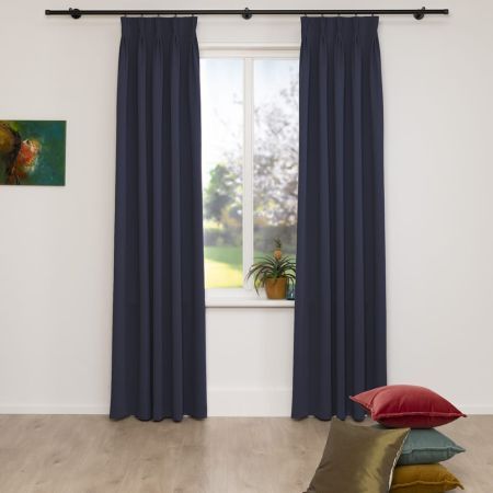 Overgordijn Solution Donkerblauw 44