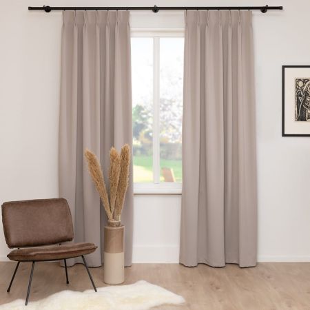 Overgordijn Solution Licht Taupe 17