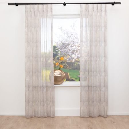 Vitrage Arcade Licht Taupe 18