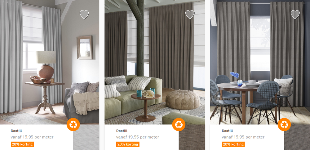 Gordijnen kopen tot 20% korting - ART Woninginrichting