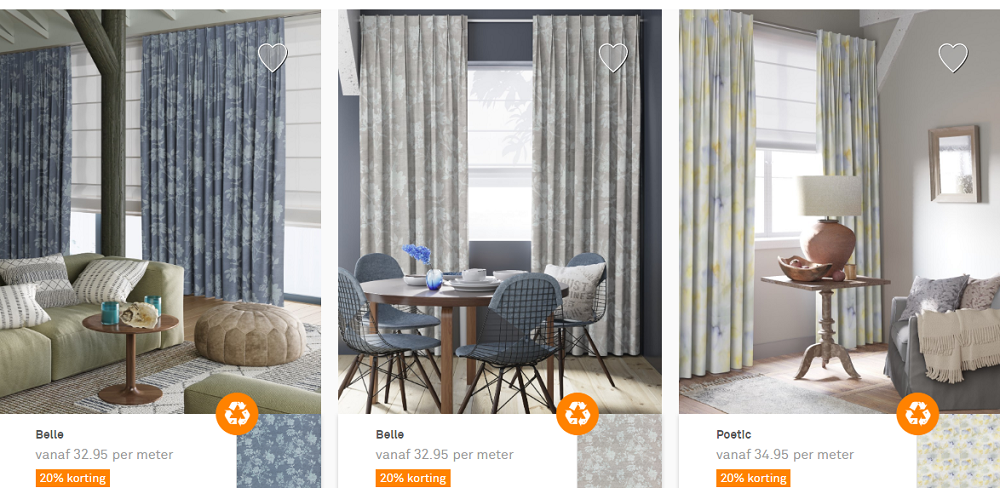Gordijnen tot 20% korting gratis gemaakt - ART Woninginrichting