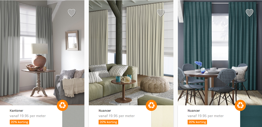 Gordijnen gratis gemaakt tot 20% korting - ART Woninginrichting