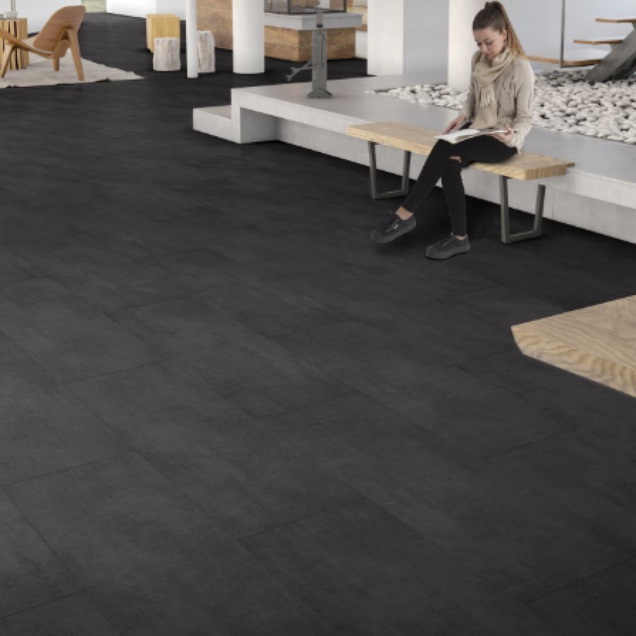 Laminaat aanbieding tegel XXL Antraciet Oxide T142