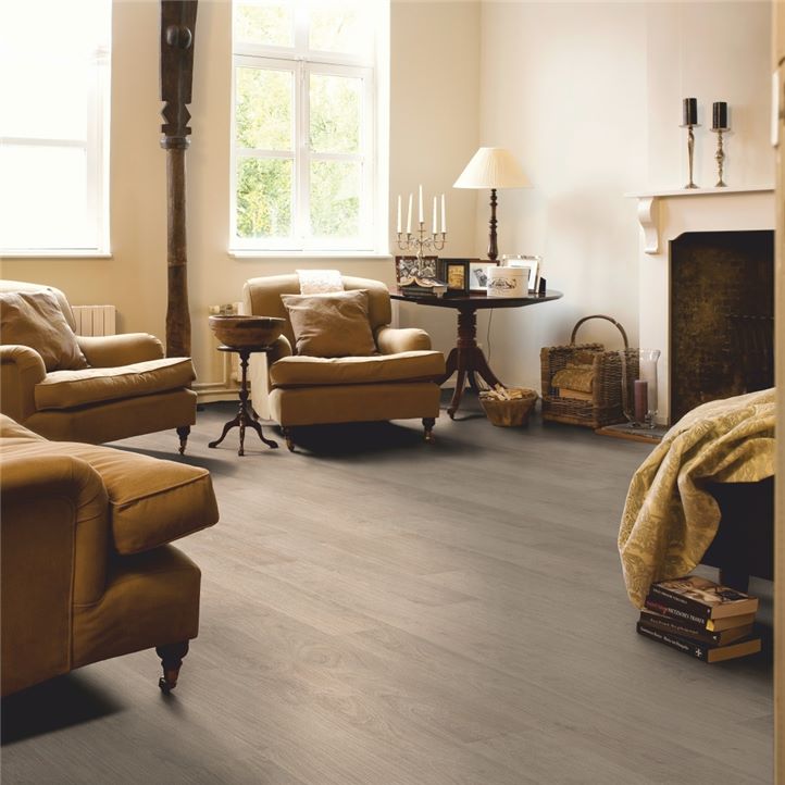 Laminaat Quick Step Classic Hydroseal Eik Wit Gebleekt CLM1291