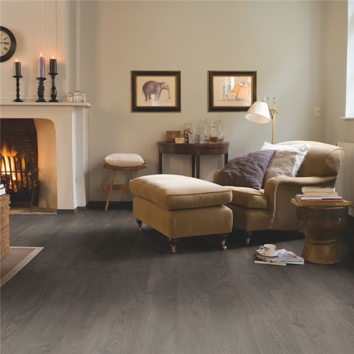 Laminaat Quick Step Classic Hydroseal Oude Eik Grijs CLM1382
